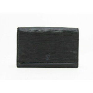 Louis Vuitton Pochette Santur Waist Shoulder Bag Epi Leather Noir Black